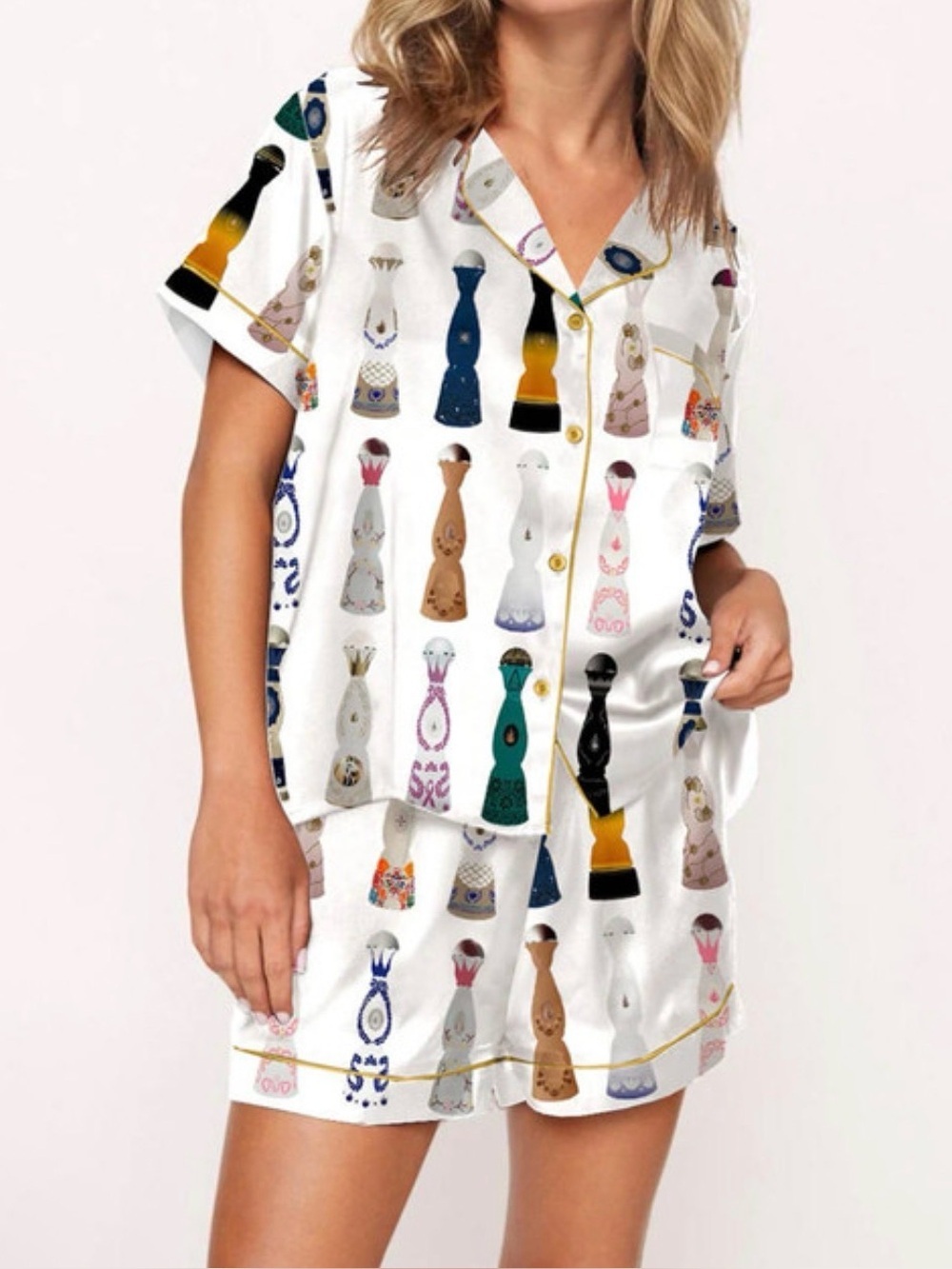 Sheshow Tequila Bottles Museum Pajama Set